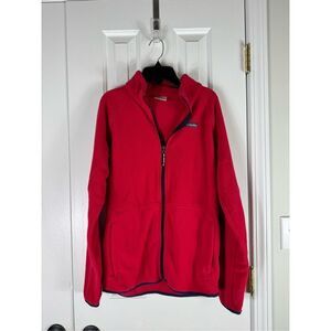 Columbia Boys Red Fleece Jacket Size XL 18/20